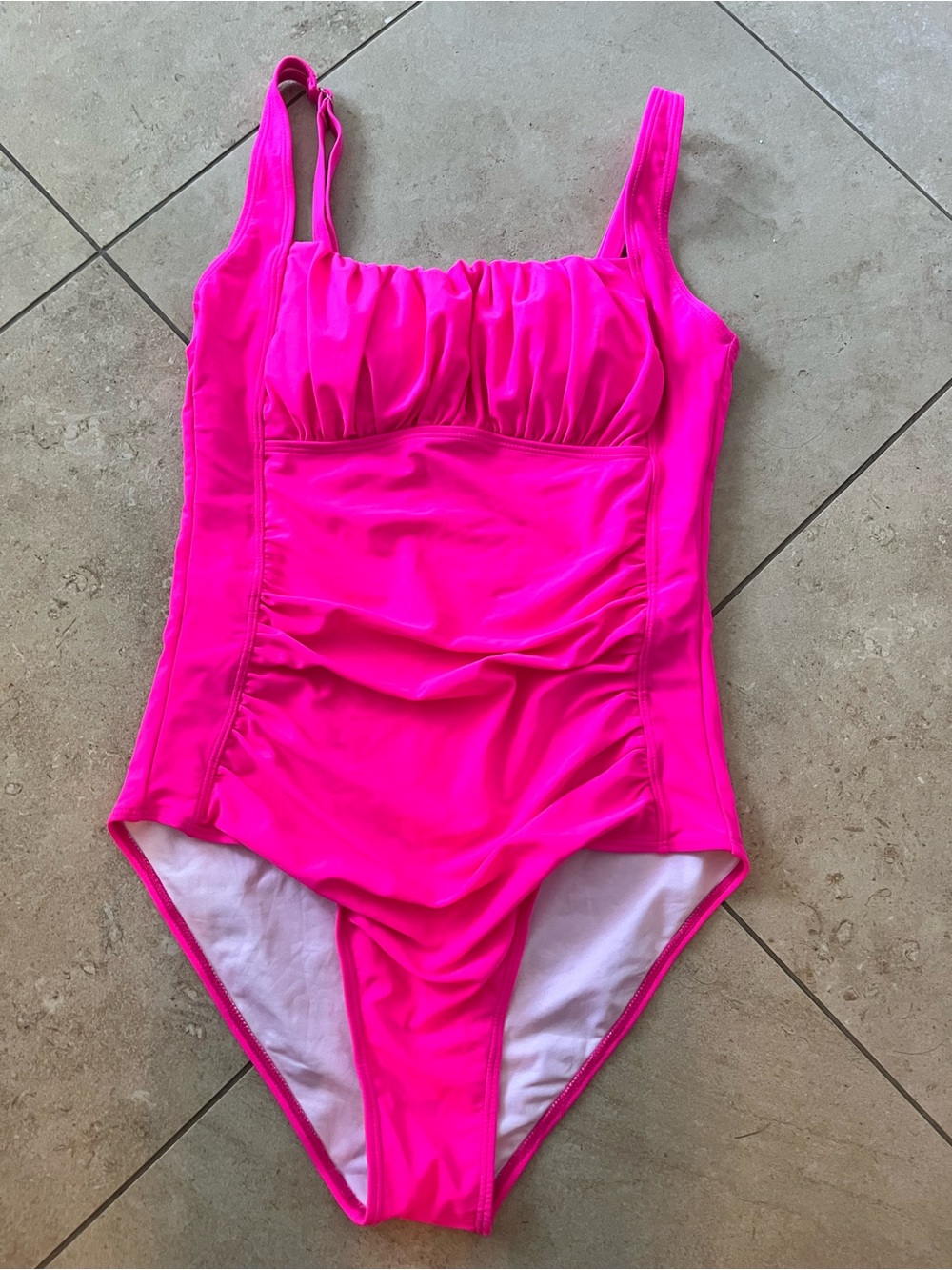 Hot Pink One-Piece Swimsuit